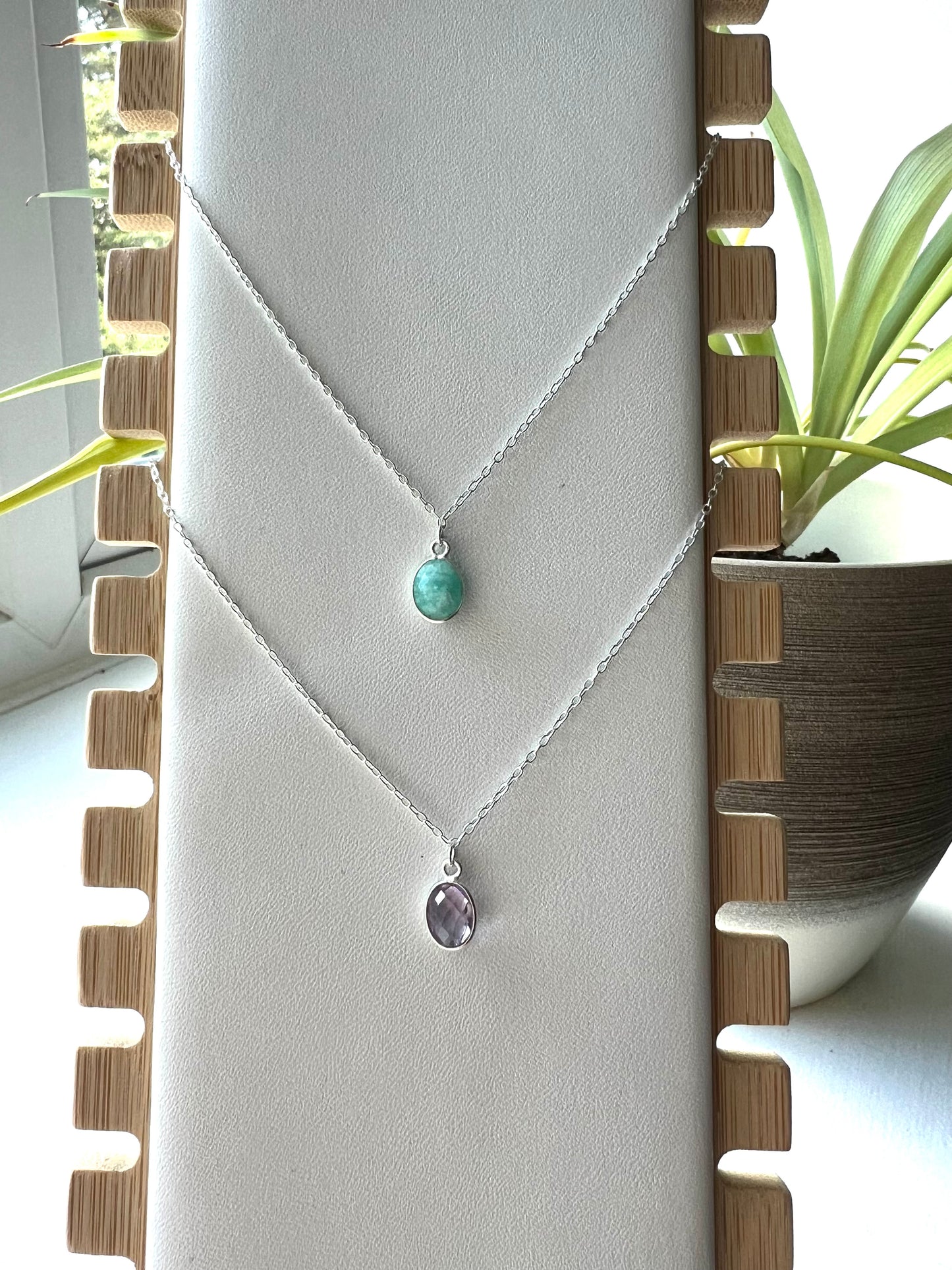 Serene necklace (sterling silver)