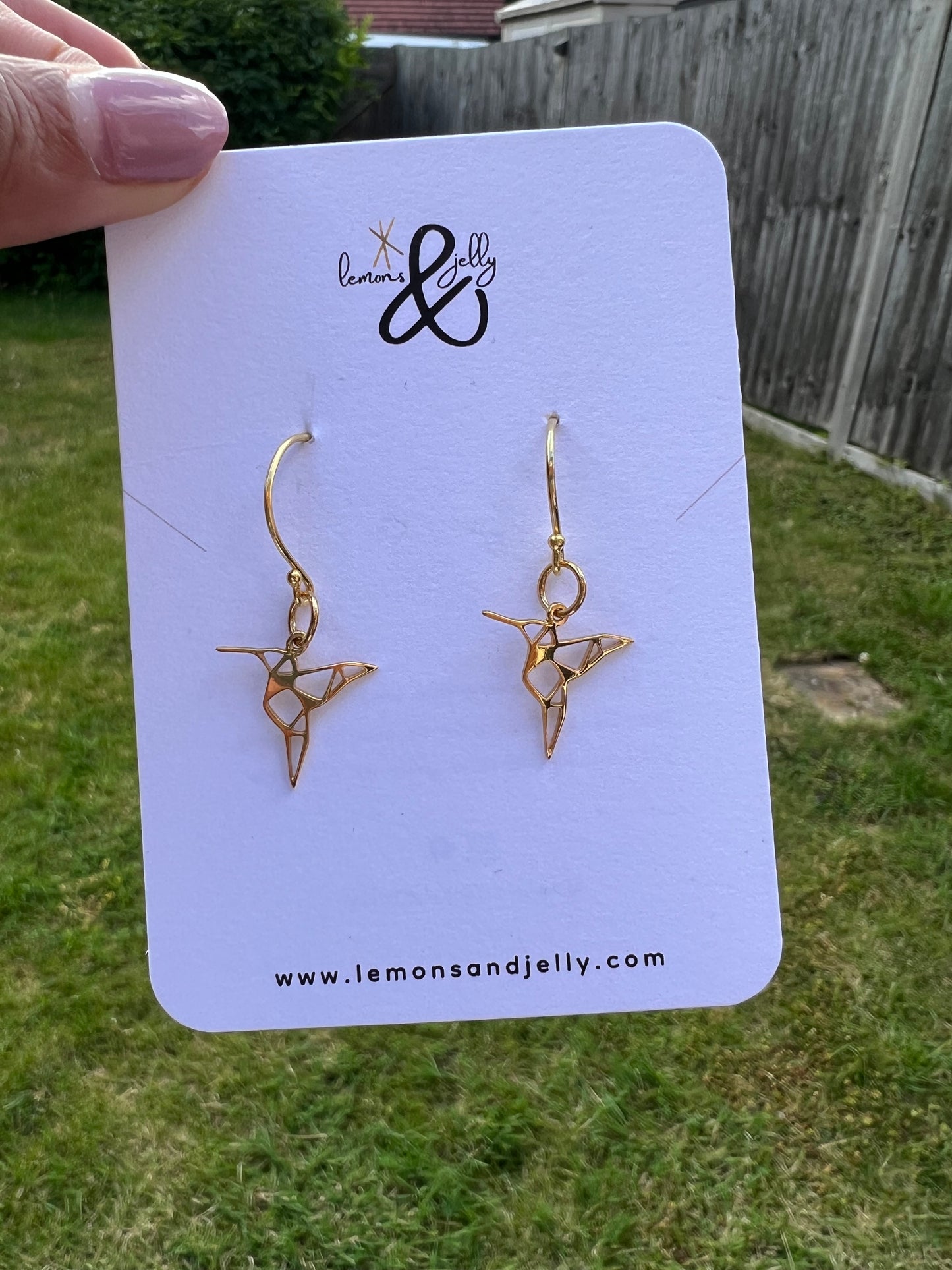 Hummingbird earrings