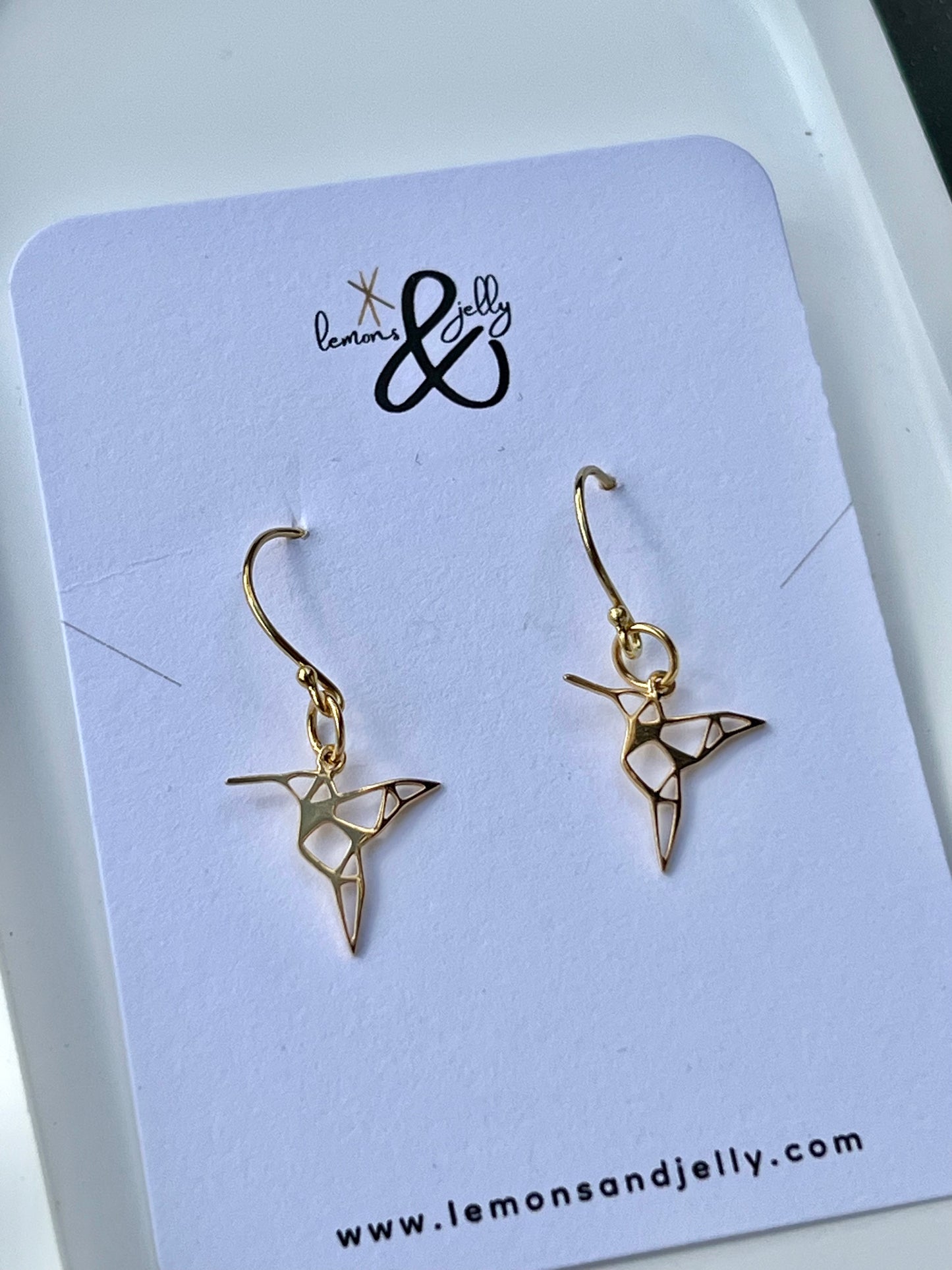 Hummingbird earrings