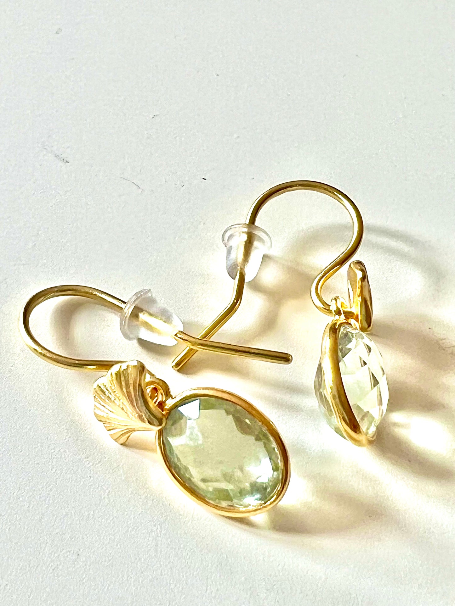 'Mermaid' earrings (gold vermeil)