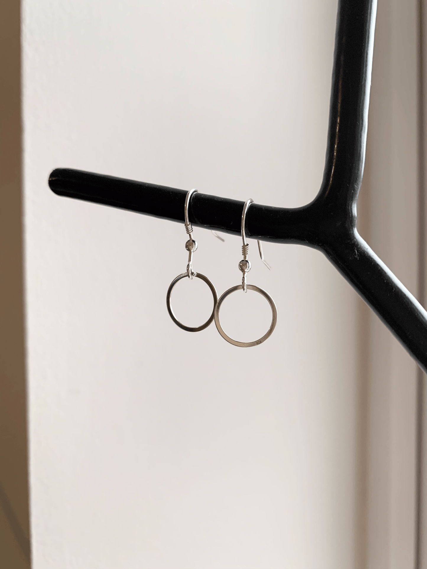 'Infinite' - sterling silver earrings