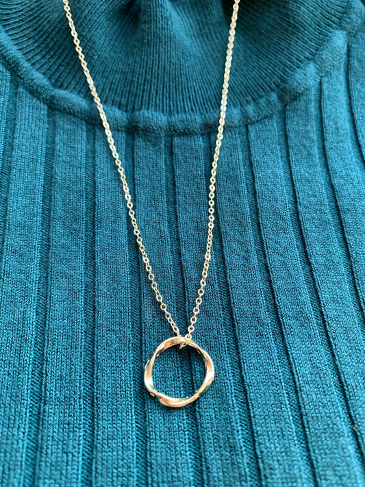 'Halcyon' - gold necklace